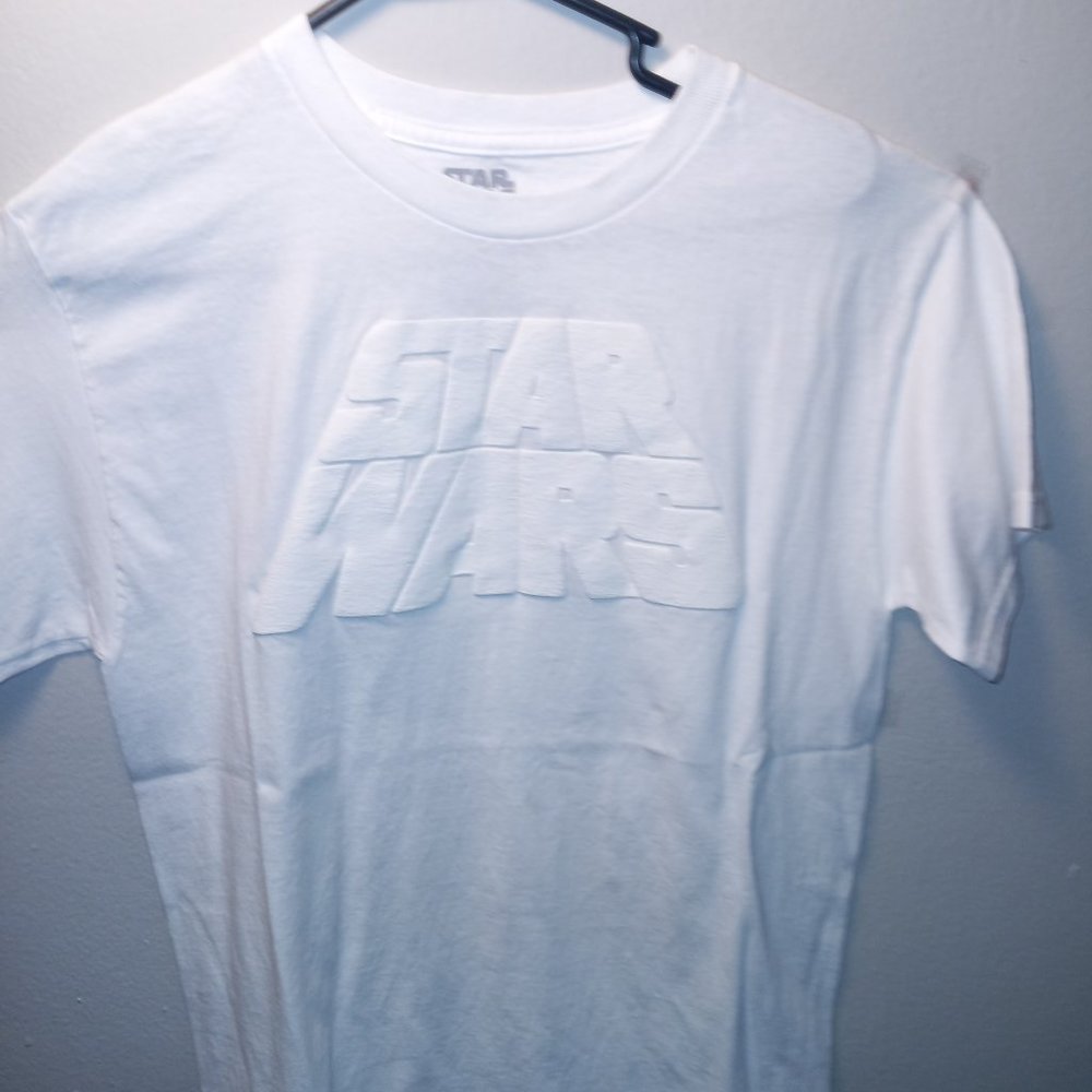 T-Shirt Stars Wars White Size Medium